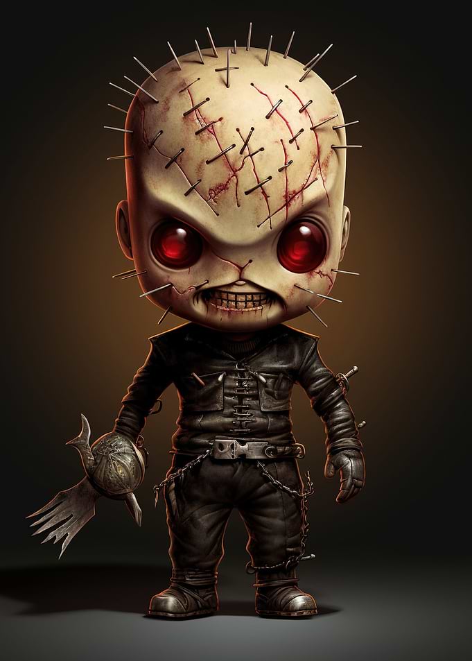 Goth Chibi Voodoo Doll