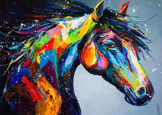 Colorful horse