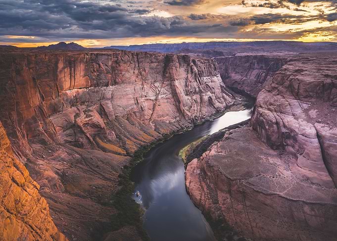 Horseshoe Bend at Sunset