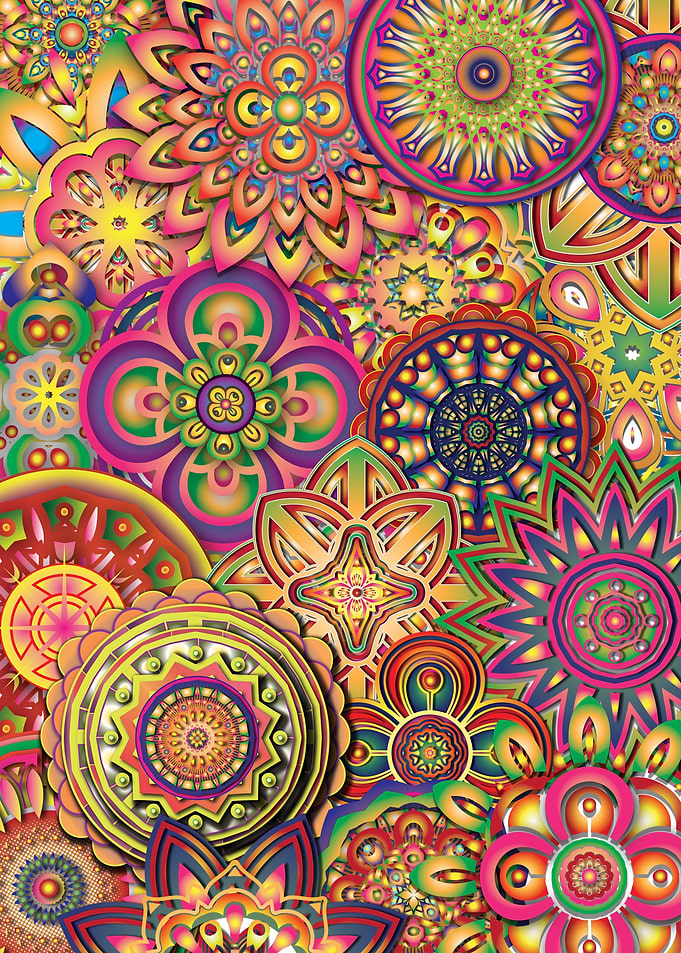Psychedelic Mandala 6