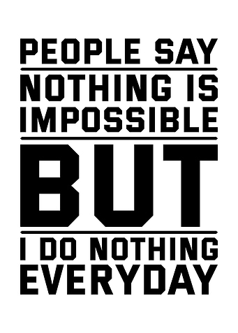 people say nothing