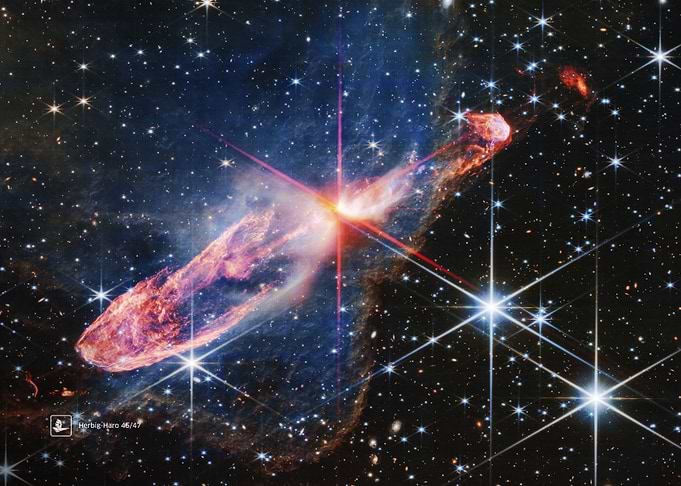 Herbig Haro 4647 JWST