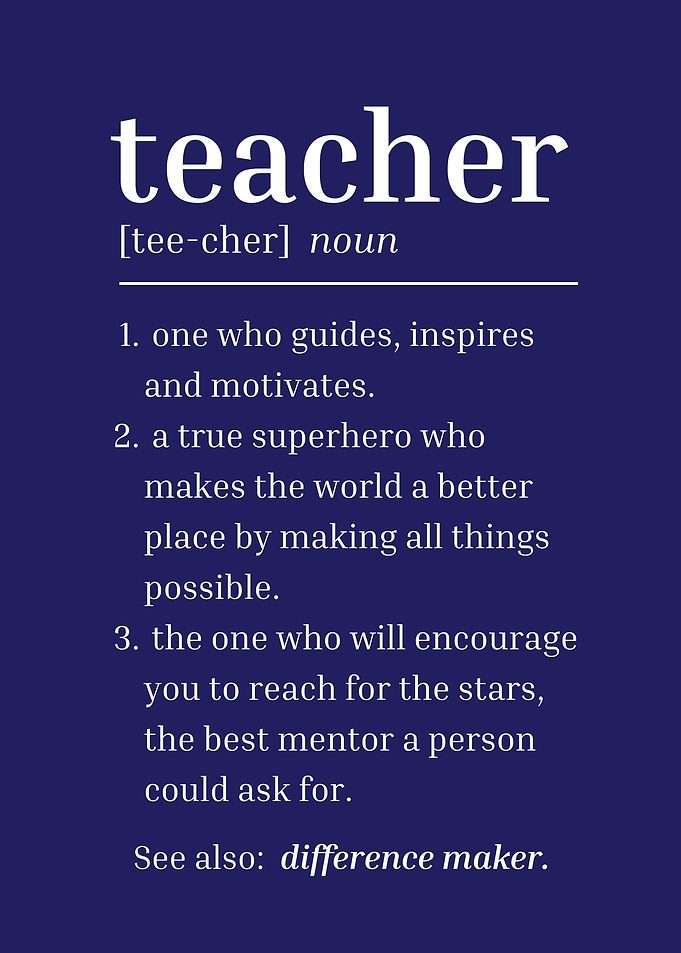 Teacher Funny Dictionary