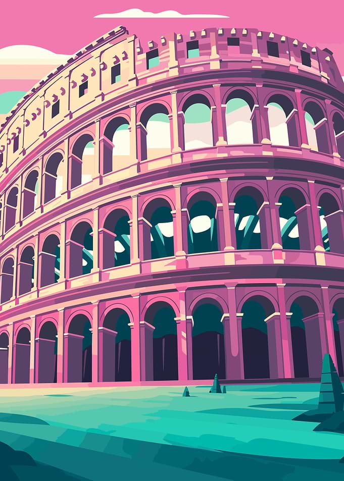 Colosseum Vector Art