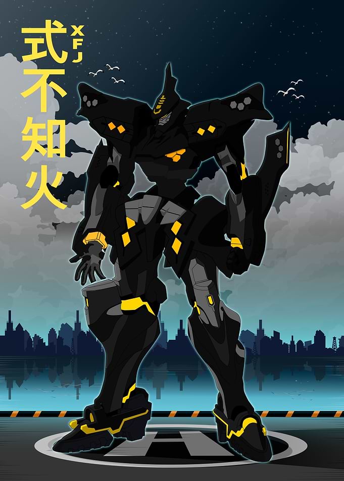 black super robot