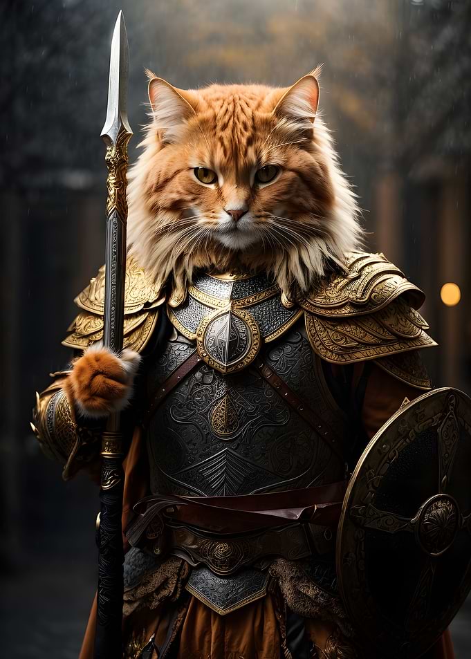Cat Warrior Furry