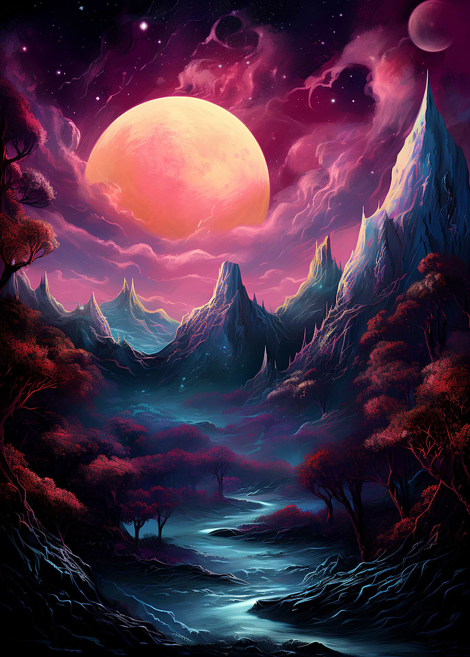 Nature and Galaxy Fantasy