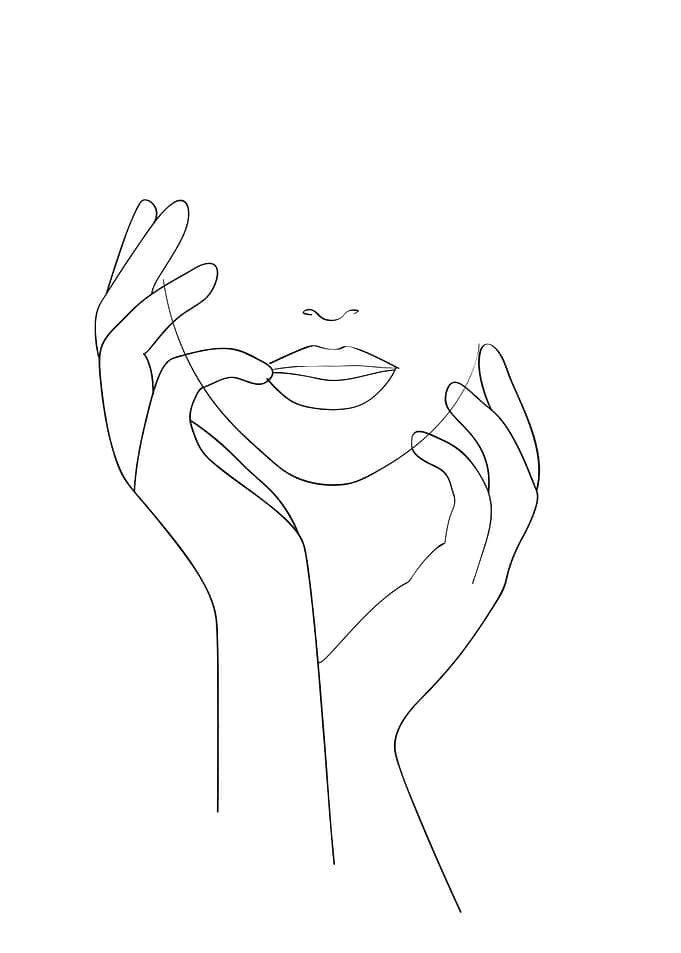 Minimalist Female Drawing