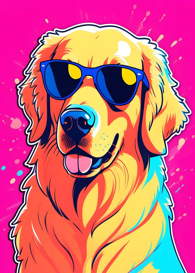 Cool Golden Retriever