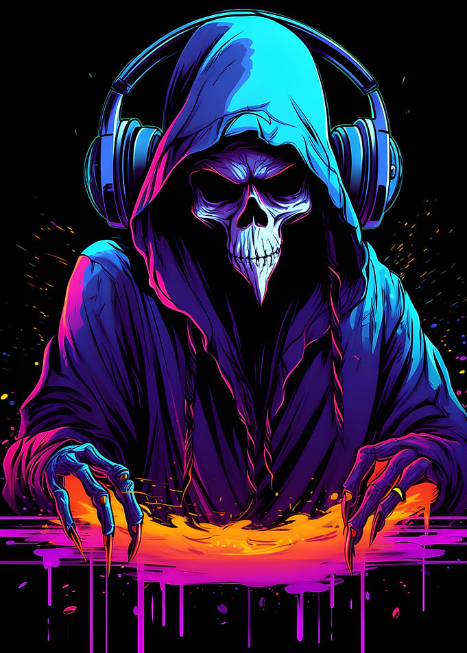 Grim Reaper Headphones