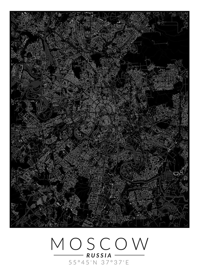 Moscow City Map