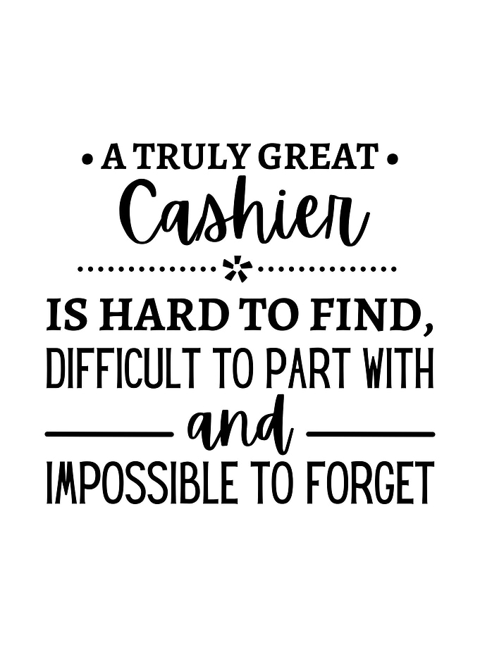 cashier job