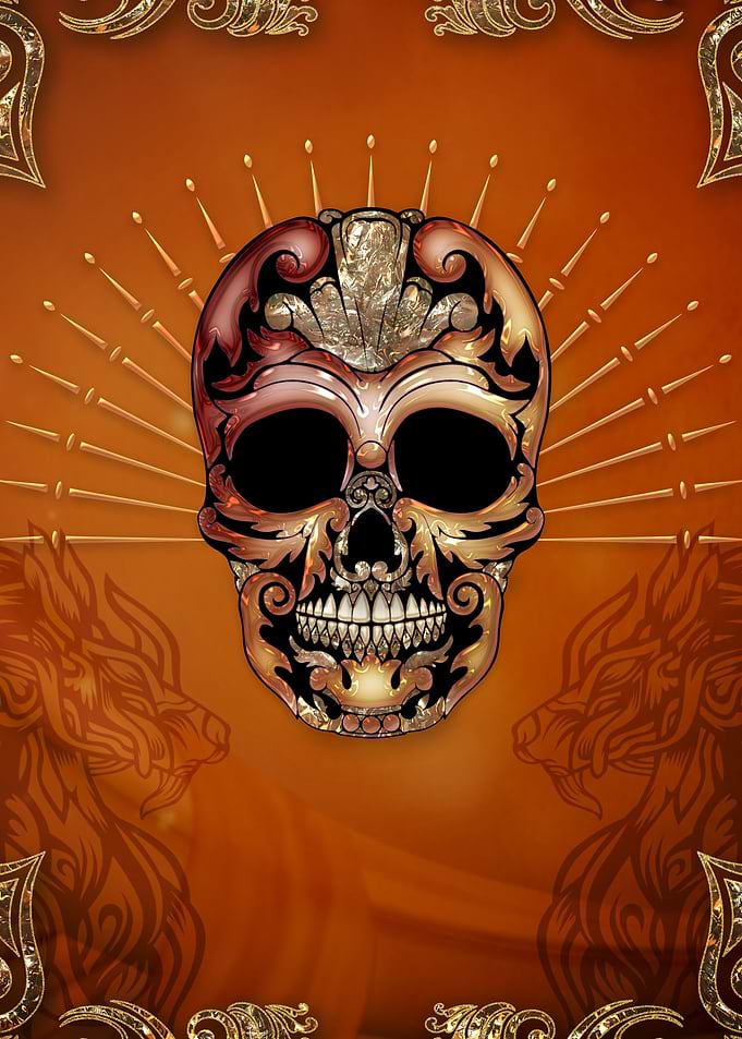 Decorative skull