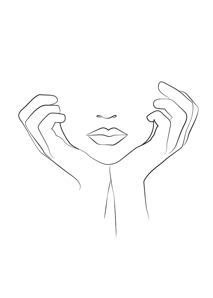 Minimalist Female Drawing