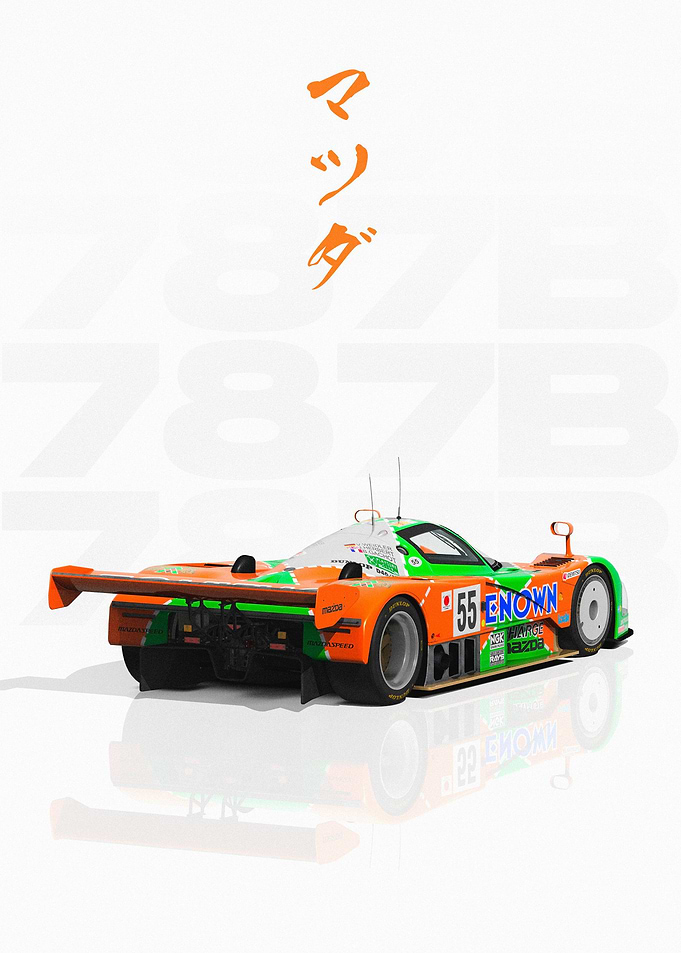 Japanese Mazda 787B