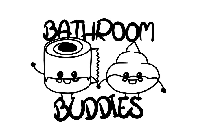 Funny Bathroom Wall Art