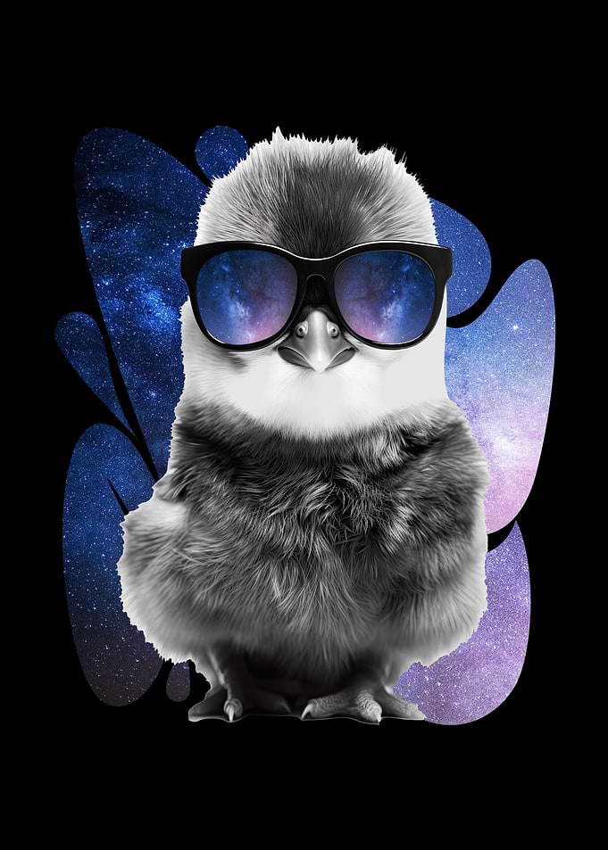 Cute Galactic Space Chick