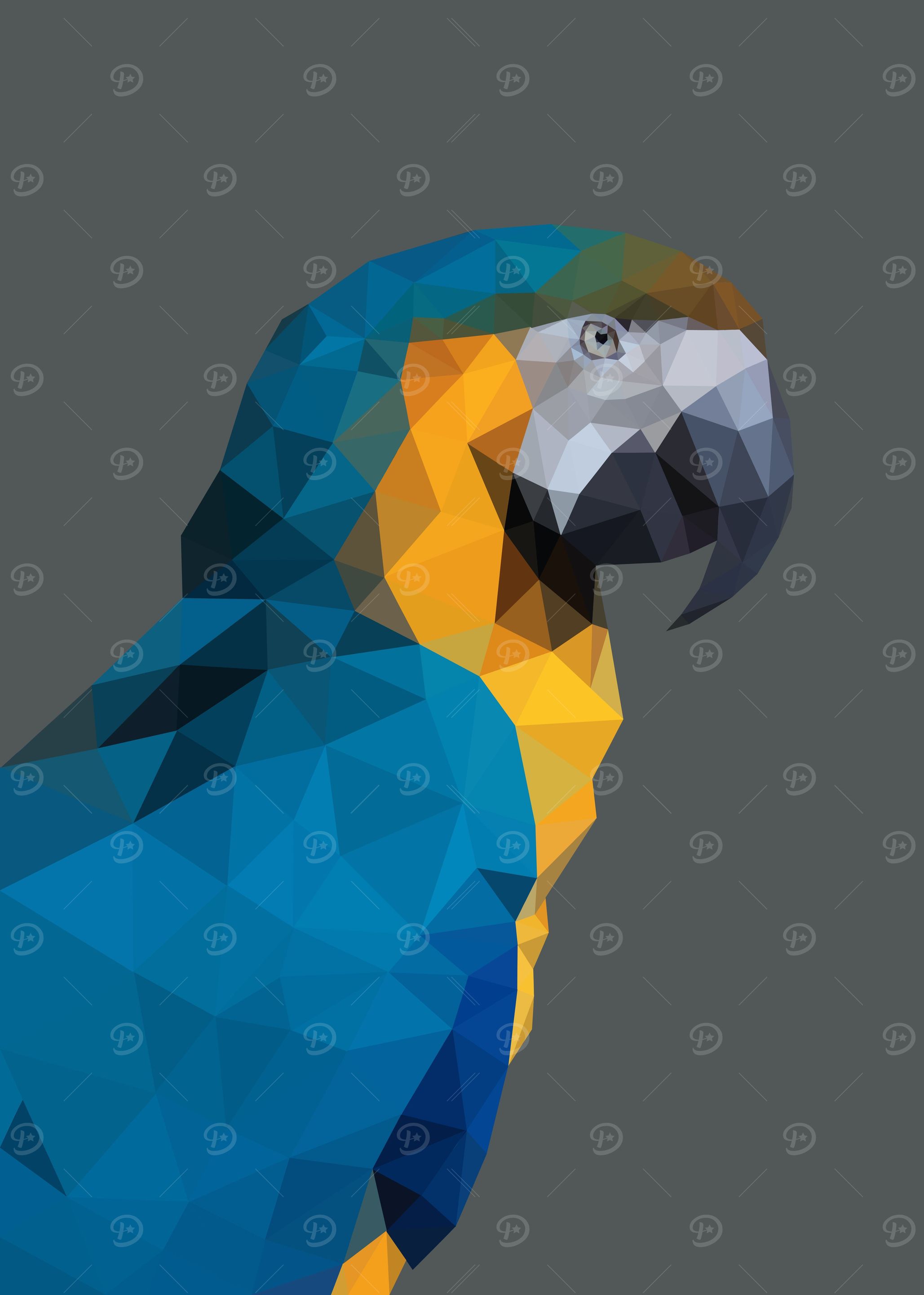 Blue and gold macaw