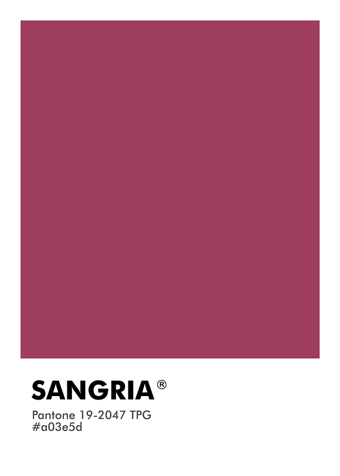 PANTONE SANGRIA