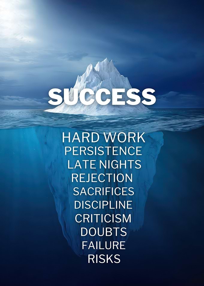 Success Iceberg Quotes