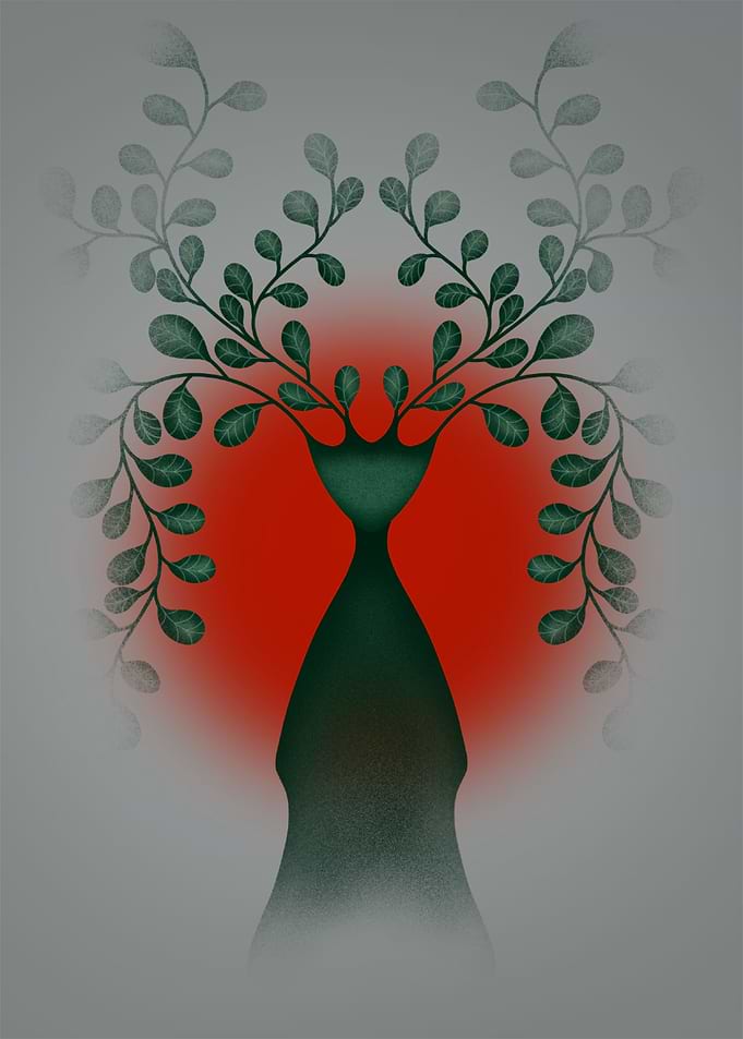 Forest woman