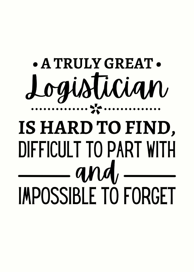 logistician appreciation