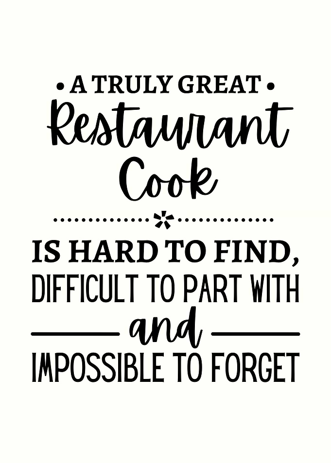 restaurant cook