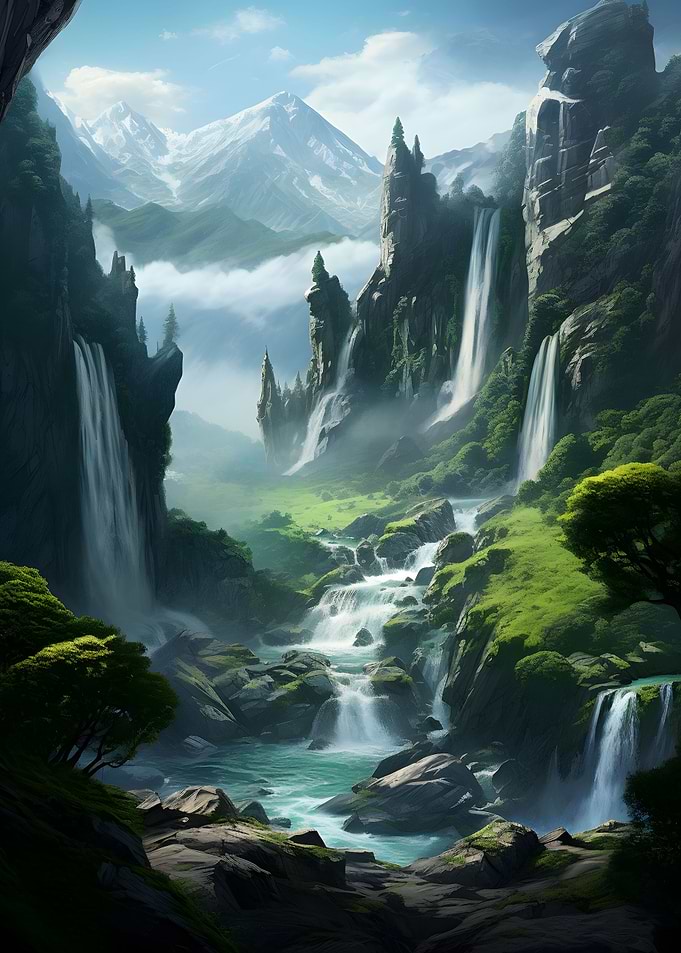 Mountain Cascade Haven