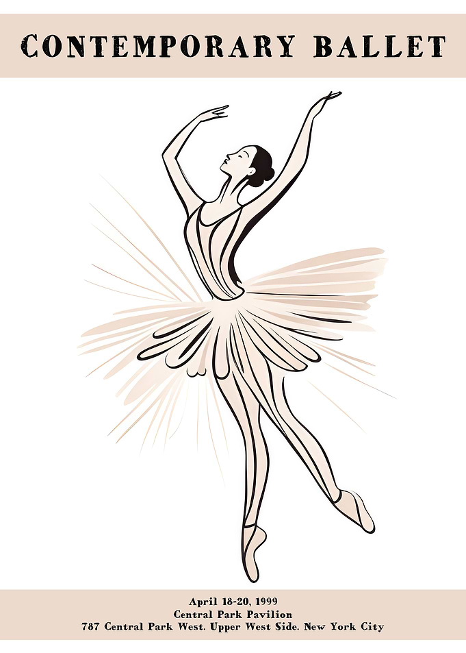 Contemporary Ballet Poster