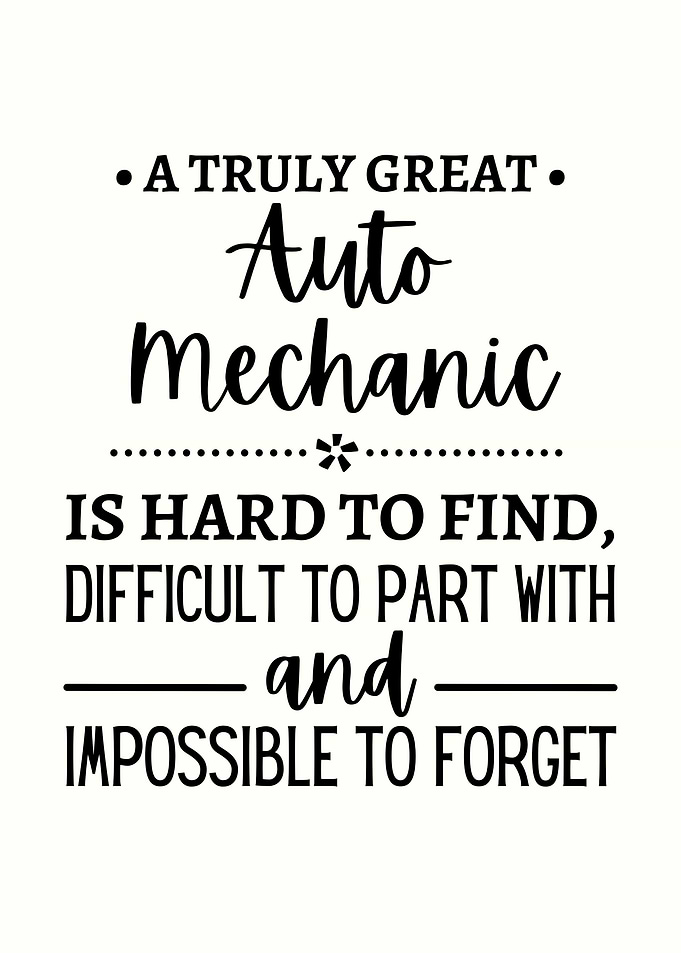 auto mechanic appreciation