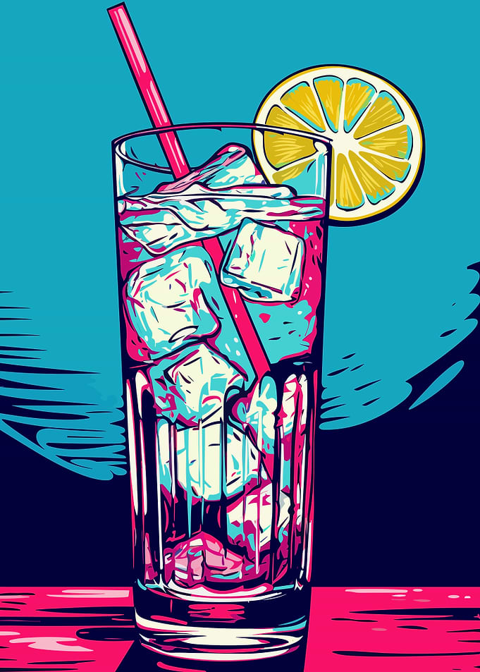 Retro Pop Cocktail