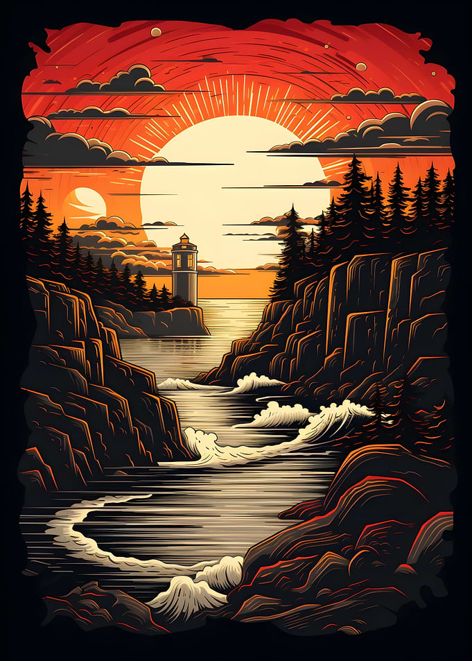 Acadia National Park Sun