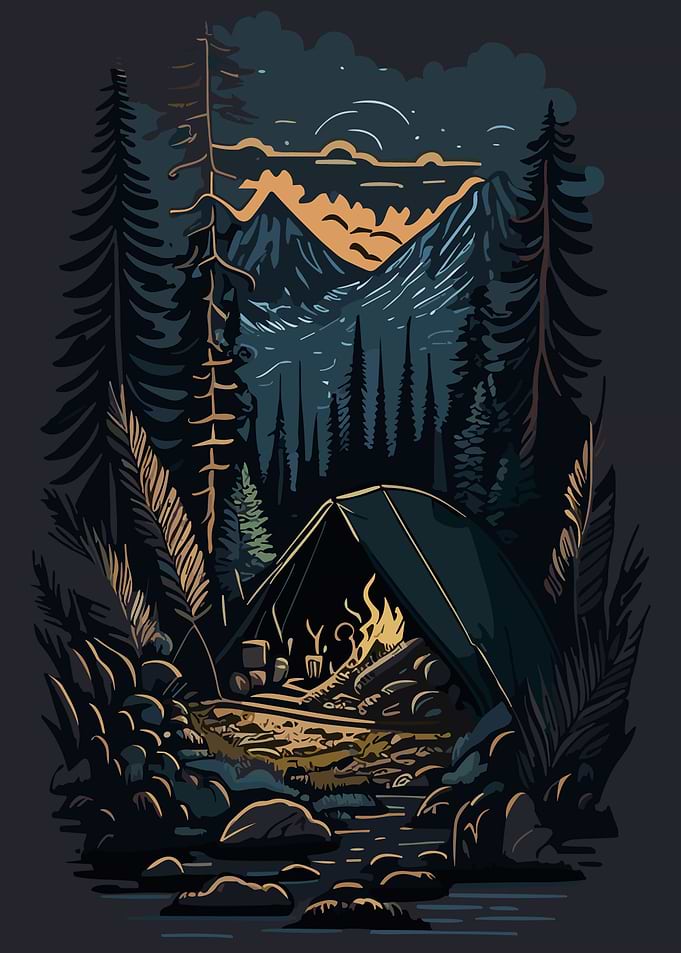 The Mountain Campfire