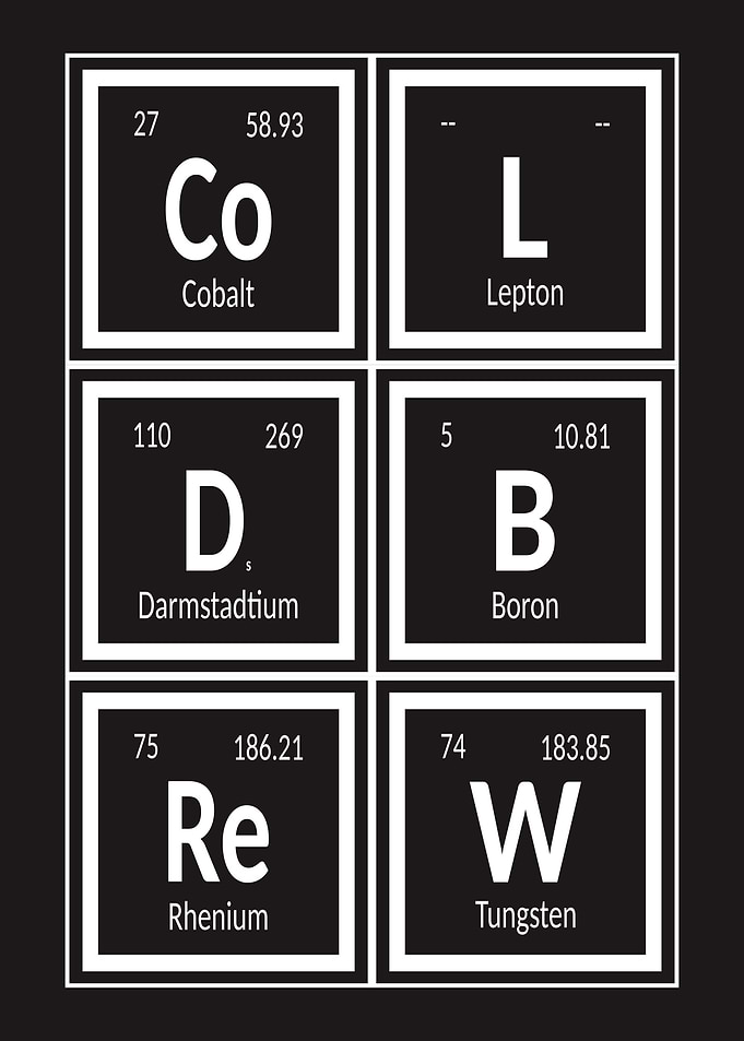 Cold Brew Periodic Table