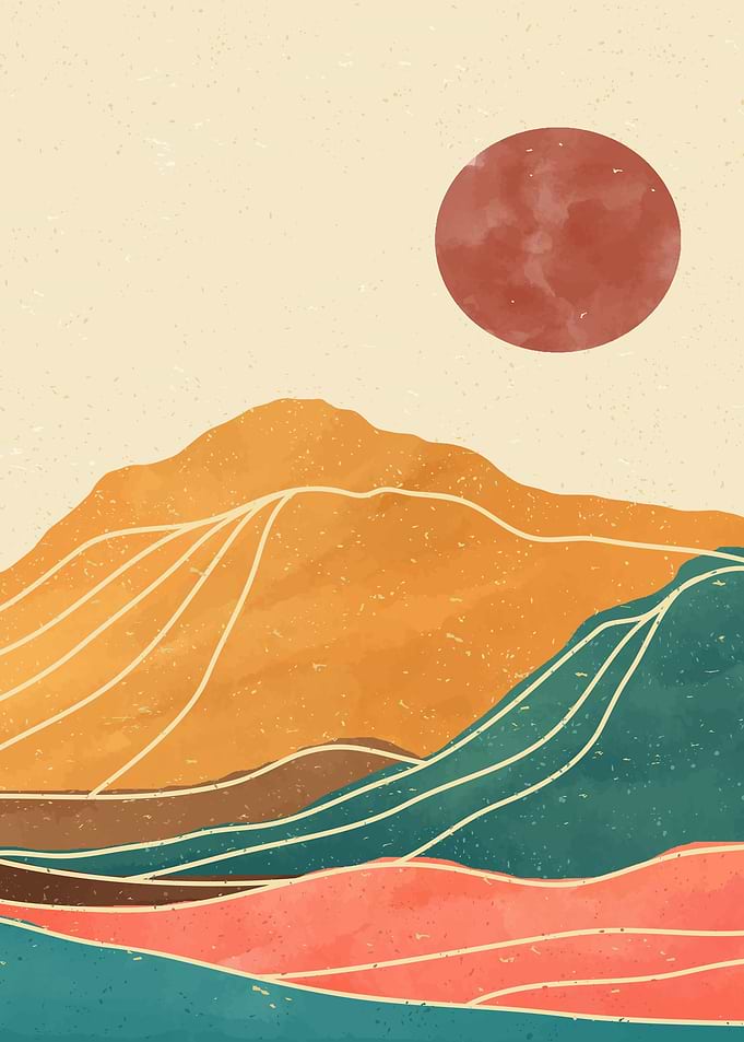 Mountain painting