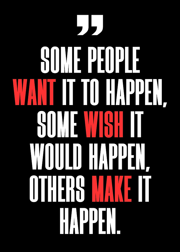 Want Wish Make