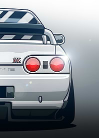 SKYLINE GTR R32 HALF ART