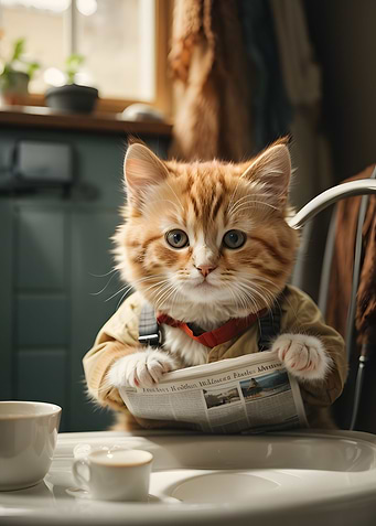 Cat Reading News