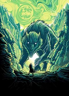 Dark Wolf kitsune