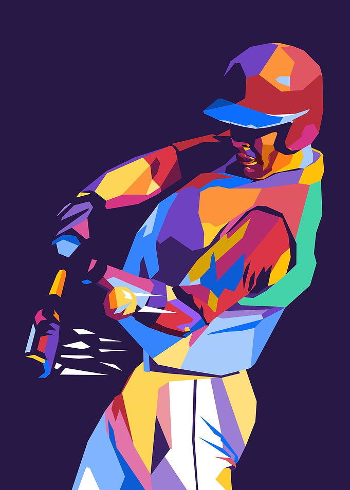 Baseball Pop Art