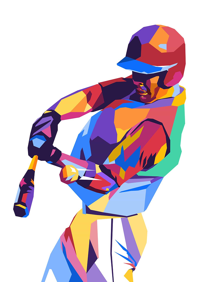 Baseball Pop Art