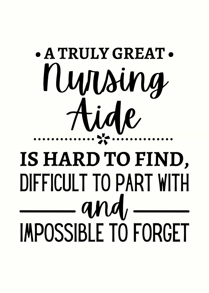 nursing aide appreciation