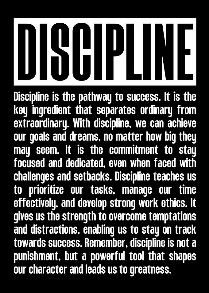 Discipline