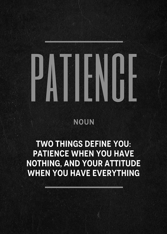 Patience Definition text