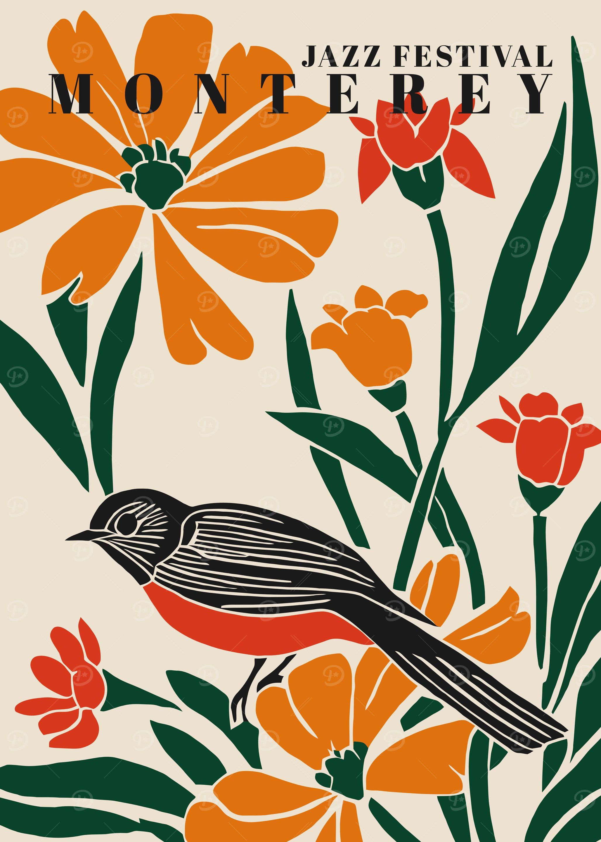 Monterey Jazz Fest Poster