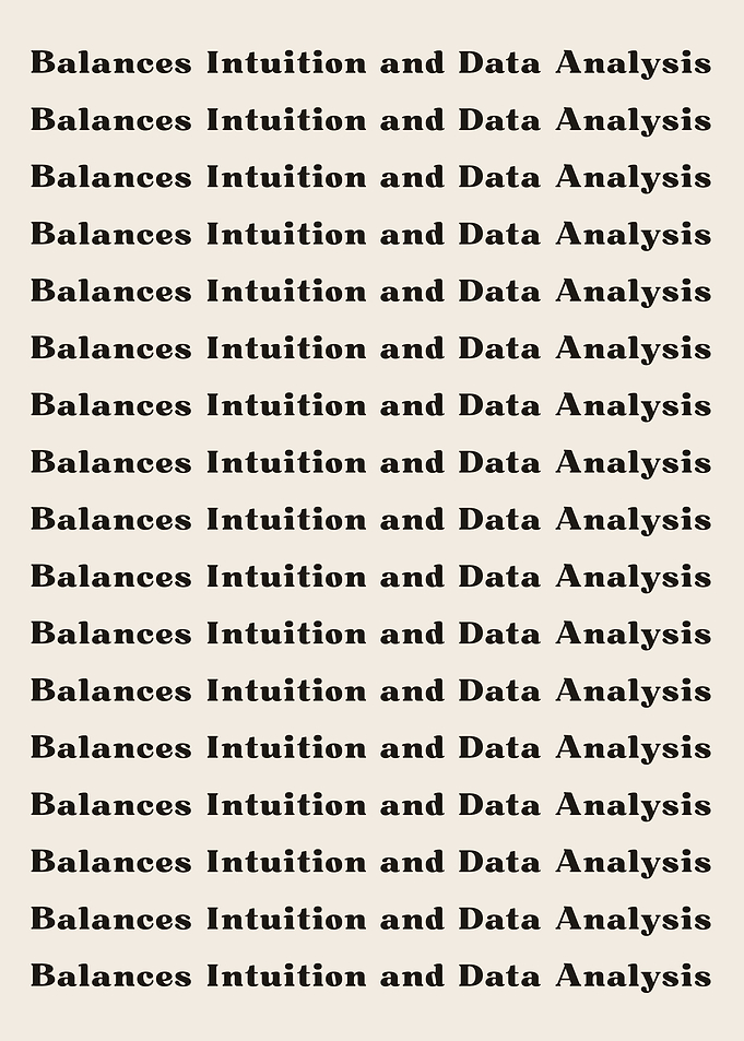 Balances Intuition
