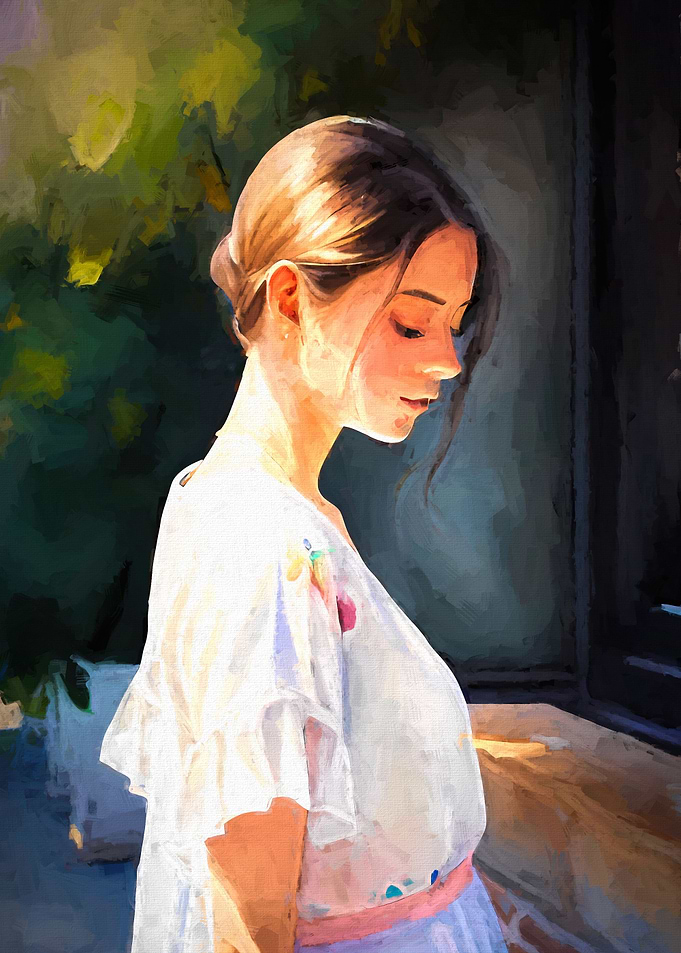 Girl watercolor 2
