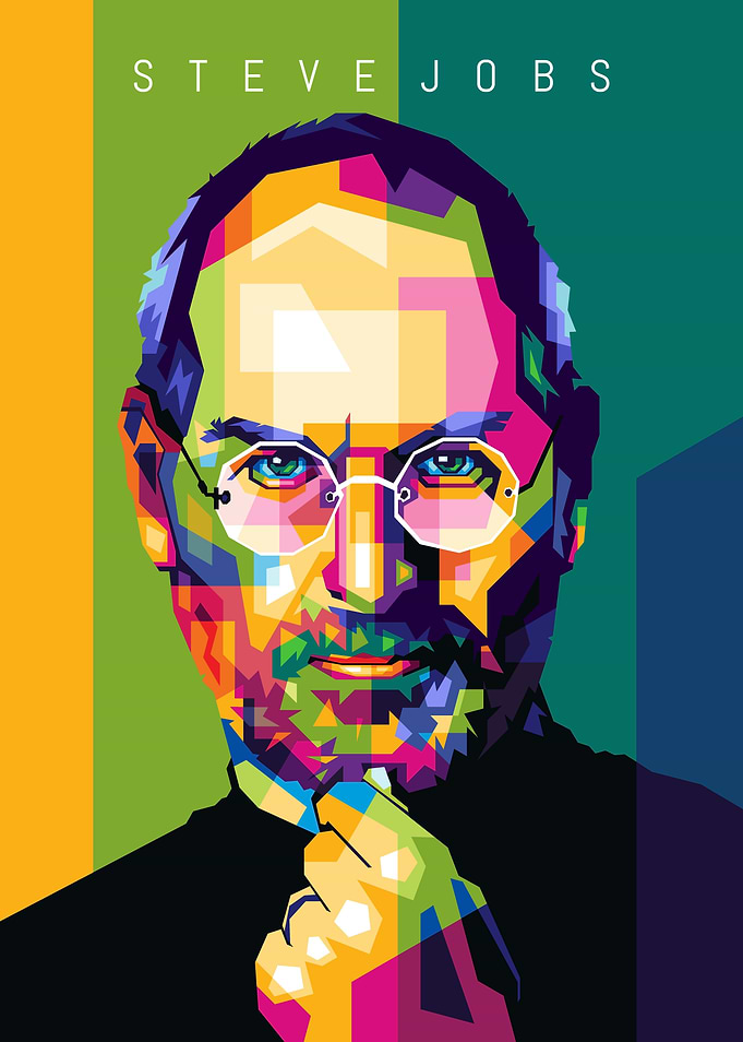 Steve Jobs Pop Art WPAP
