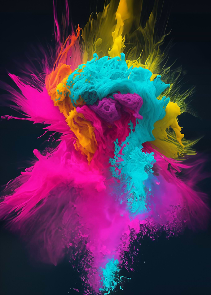 Abstract Color Splash