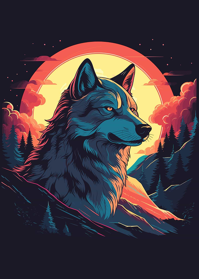 Wolf Watercolor